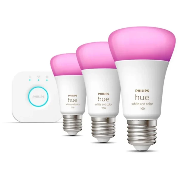 Philips Hue E27 A60 Colour Bluetooth Starter Kit [2022]